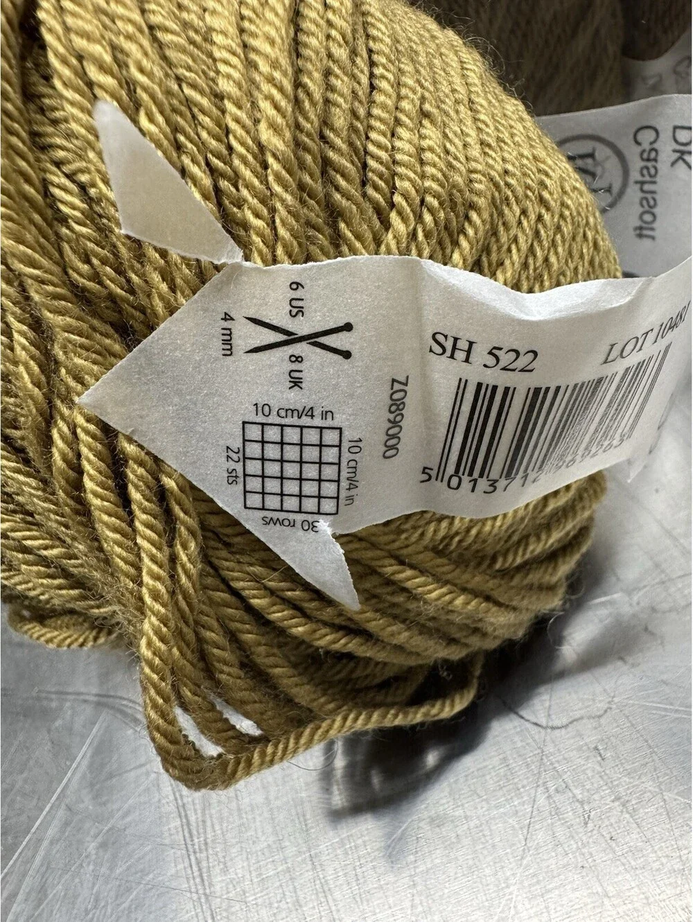 Rowan Cashsoft Dk Shade 522 Cashew 18 Skein Lot